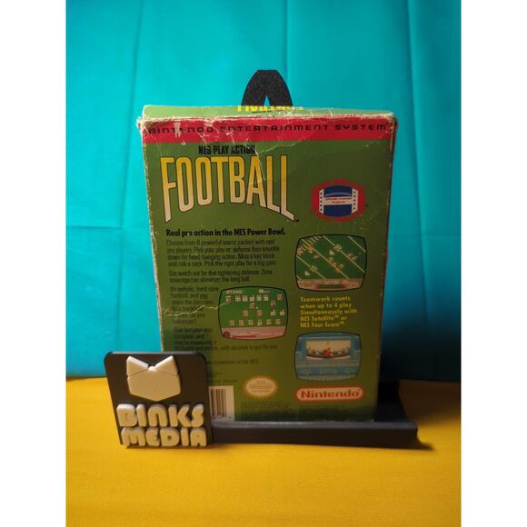 NES PLAY ACTION FOOTBALL - Nintendo NES Compete In Box Test - Picture 2 of 12